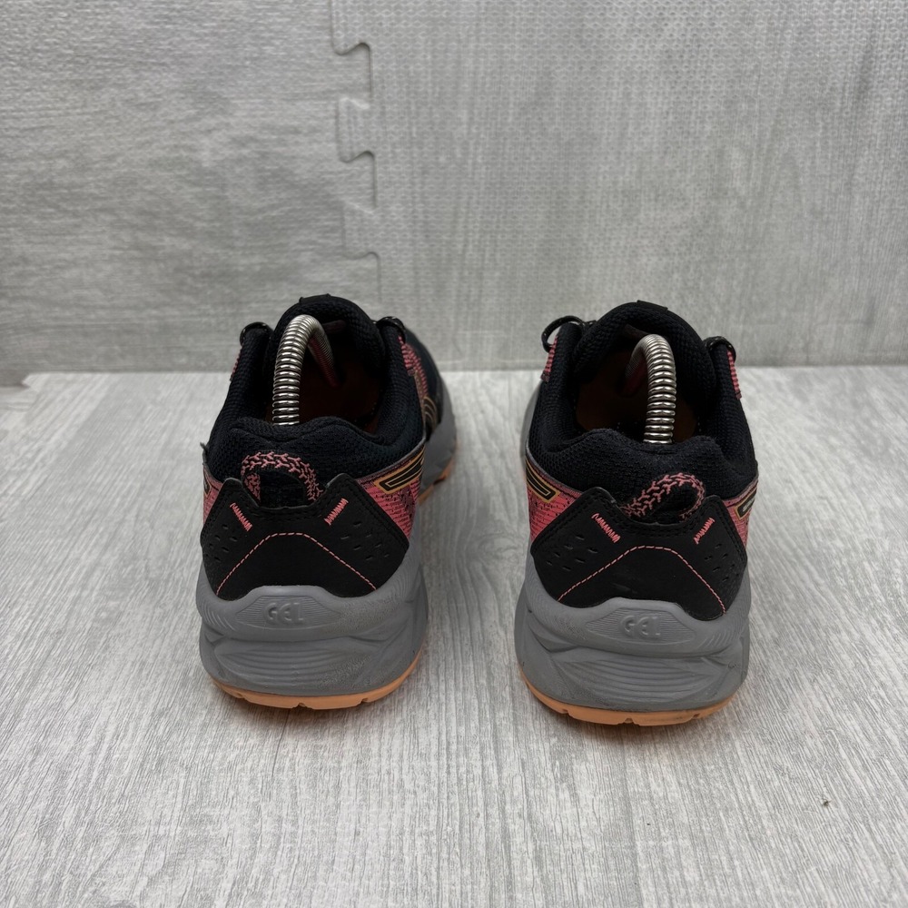 Asics Gel-Venture 9 Trail Running Shoes Women's 9.5 Black Pink Cushioned Walking - Picture 5 of 7
